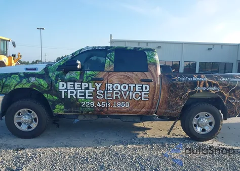 2022 Ram 2500 Tradesman из США, поврежденный, VIN 3C6UR5CL1NG367087